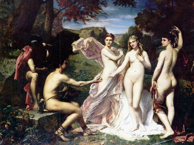 1831-Philippe Parrot - Il giudizio di Paride